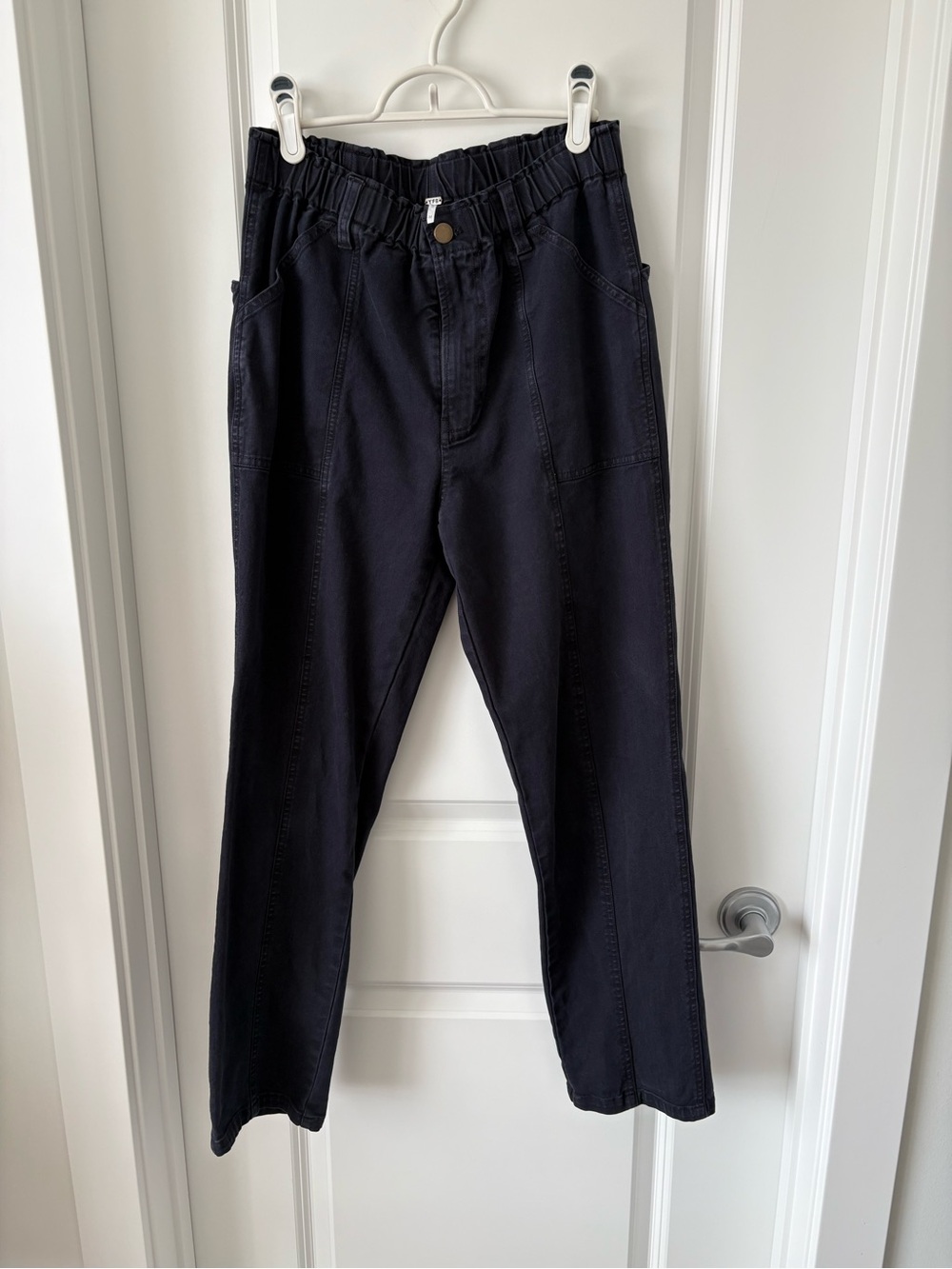 Young Fabulous & Broke Black High-Waist Paperbag Pants